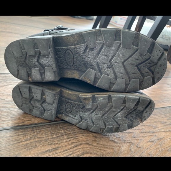 Stevie’s Black Zipper Detail Moto Boots Size 5 - Picture 7 of 9